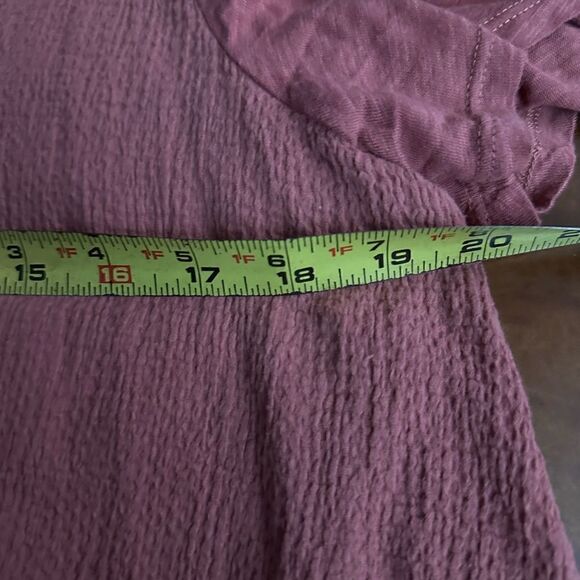 Soft Surroundings Neroli Asymmetrical Hem Tee Red Clay Size Medium - Picture 12 of 14